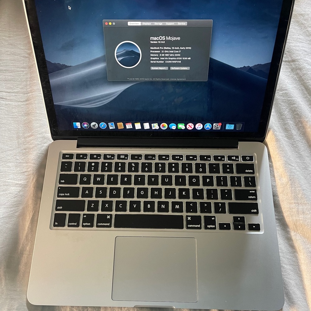 MacBook Pro LAPTOP CORE i7 3.1GHZ PROCESSOR  500GB DRIVE LAPTOP WITH EXTRAS